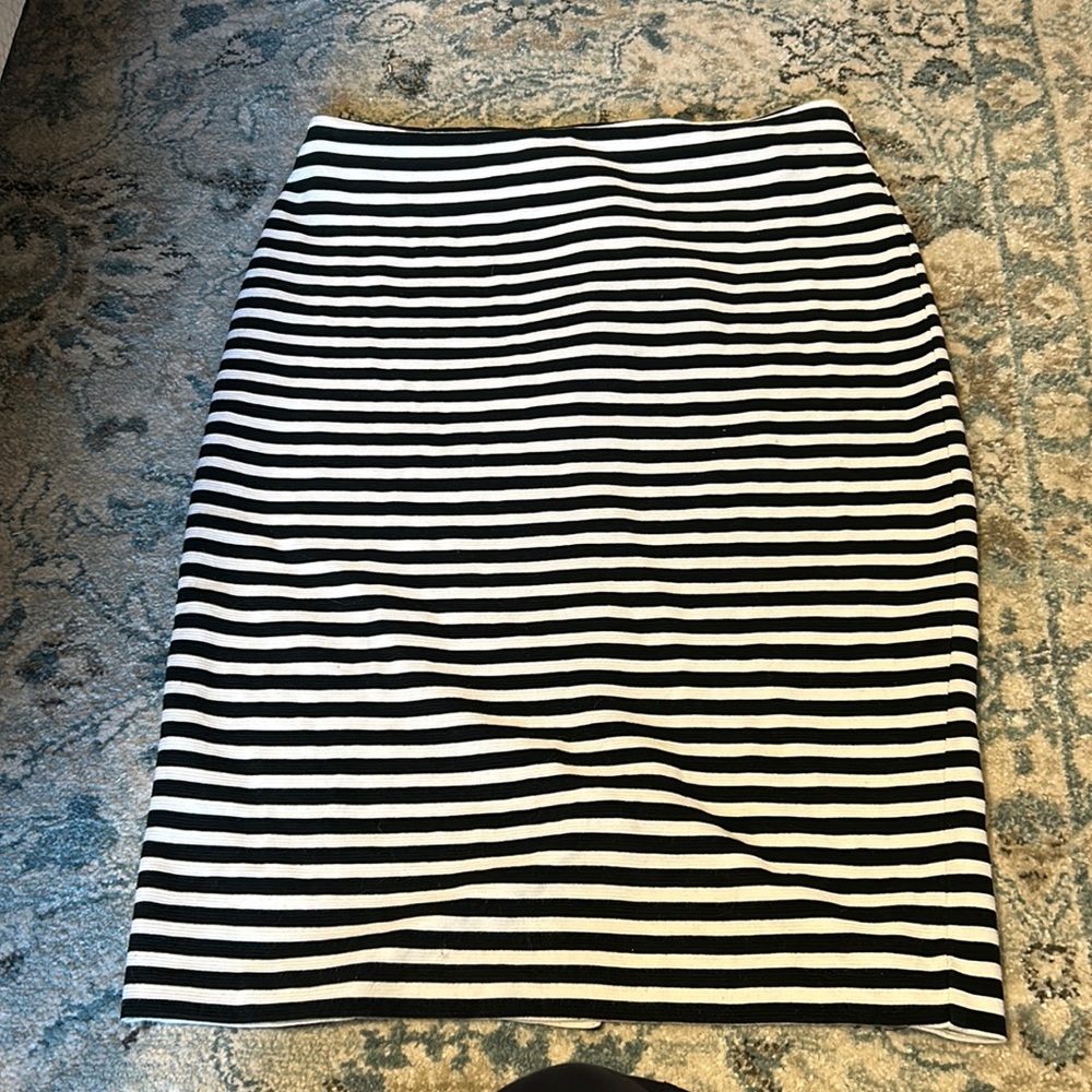 Black & White Stripped Skirt
